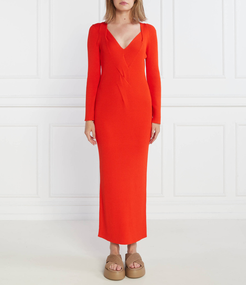 Платье Famelina BOSS BLACK - оранжевый(50493914)