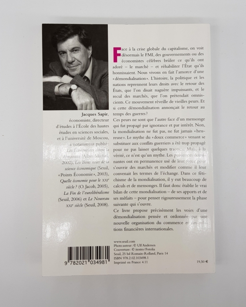 "La demondialisation (Демондиализация)". Jacques Sapir (Жак Сапир)