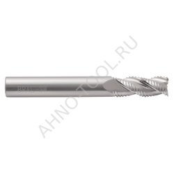 Фреза твердосплавная обдирочная 14мм (L=100, l=35, хв=14) Z3 30° по алюминию и цветным металлам BRAL