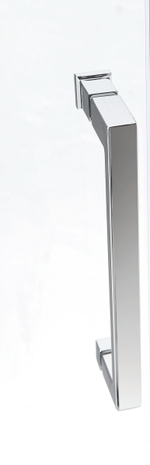 Душевой уголок Cezares MOLVENO-R-11-90+20-C-Cr-IV, 110х110х195, профиль хром, стекло прозрачное