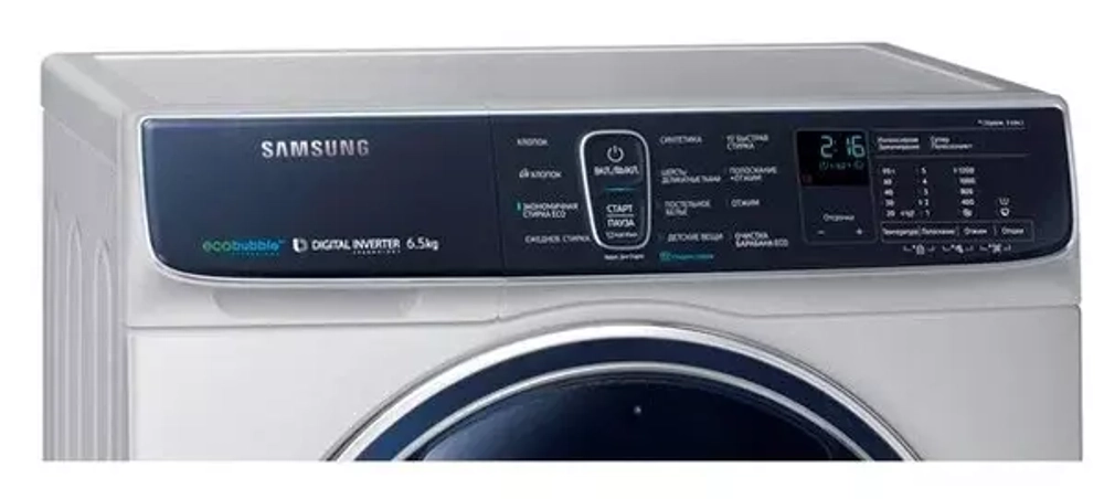 Стиральная машина Узкая Samsung WW65K52E69W (DU)