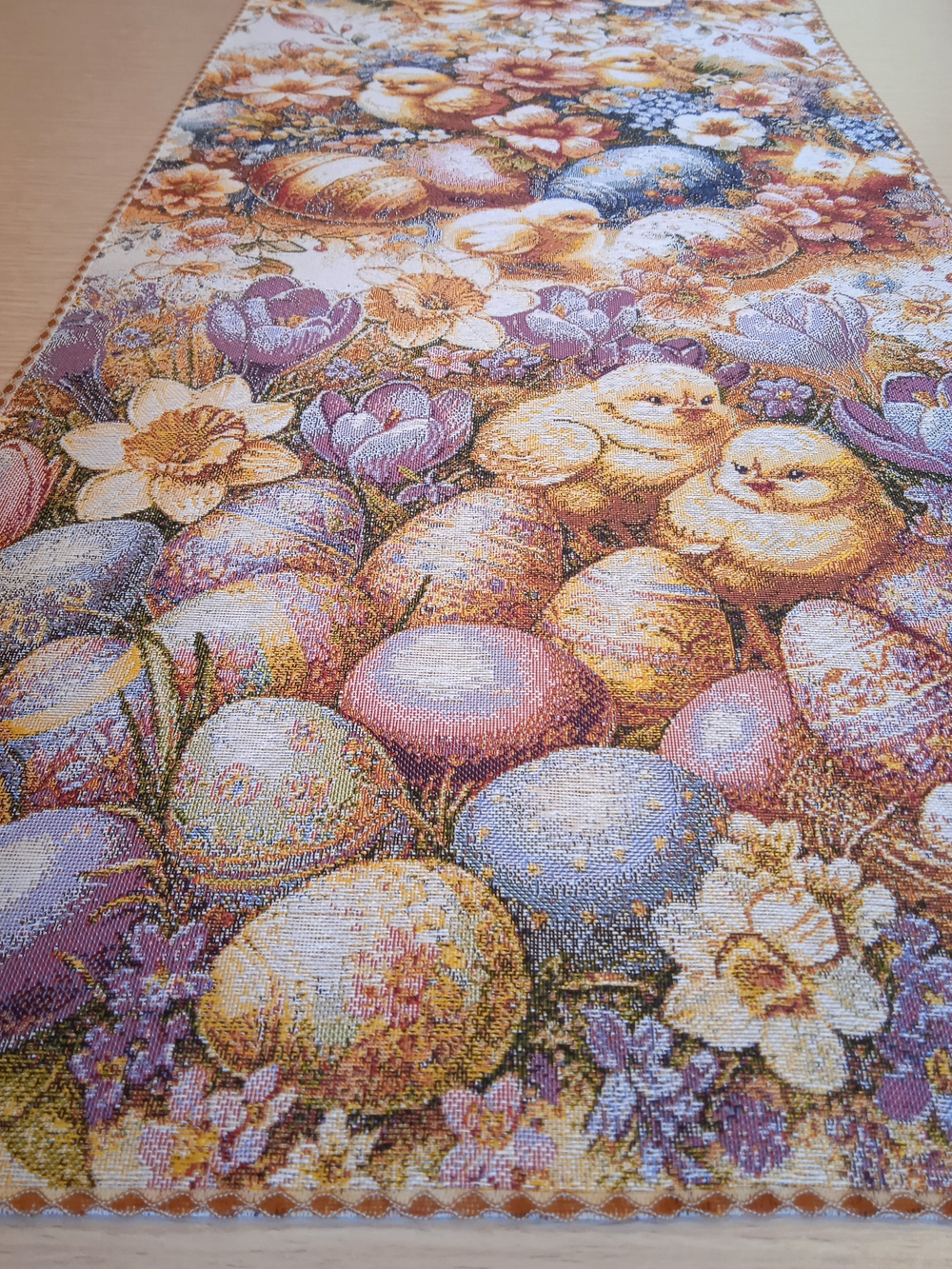 Пасхальный гобеленовый набор Благодать (Дорожка 39х142+4 салфетки 40х40)