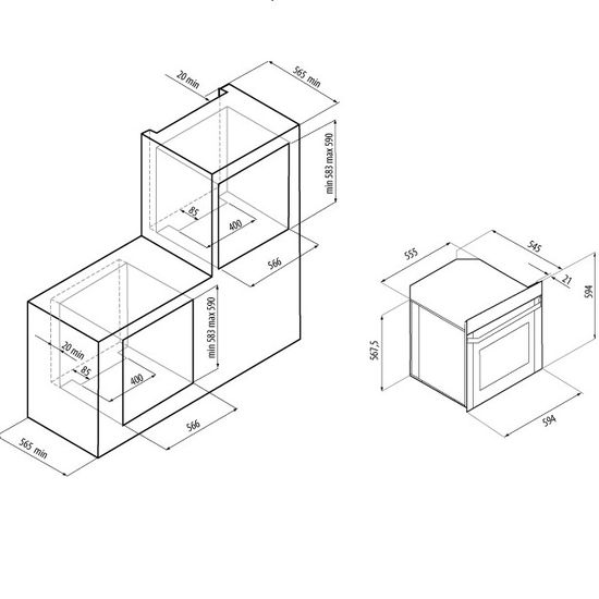 Электрический духовой шкаф EXITEQ F107SIX-PT