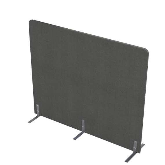 011.МПО.1614 Акустическая мобильная перегородка на стационарных опорах (1600*450*1400)