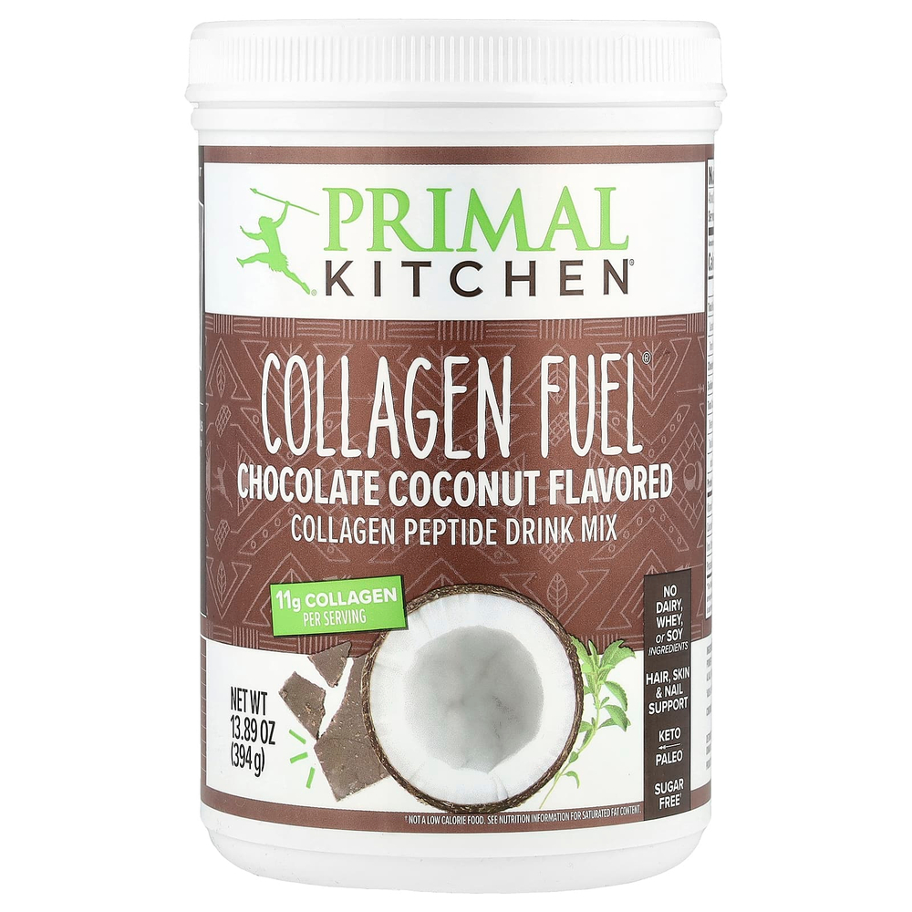 Primal Kitchen, Collagen Fuel, шоколад и кокос, 394 г (13,89 унции)