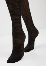 CONTE DELICATE Колготки женские с ажурным рисунком