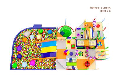 Игровая комната с лабиринтом «Летний Городок»