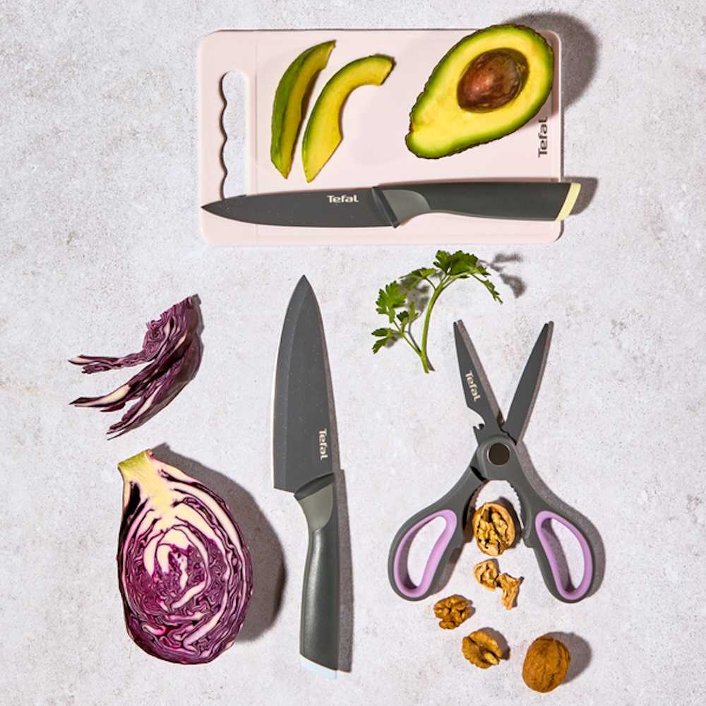 Набор ножей с ножницами Tefal Slicy K4319304, 3 предмета