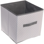 Короб - органайзер складной для хранения вещей «ЭКЛАТТ», цвет пыльно - серый, 28*28*28см