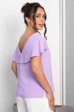 Блуза Летящая волна (сиреневая) Б13970-16М LT Collection