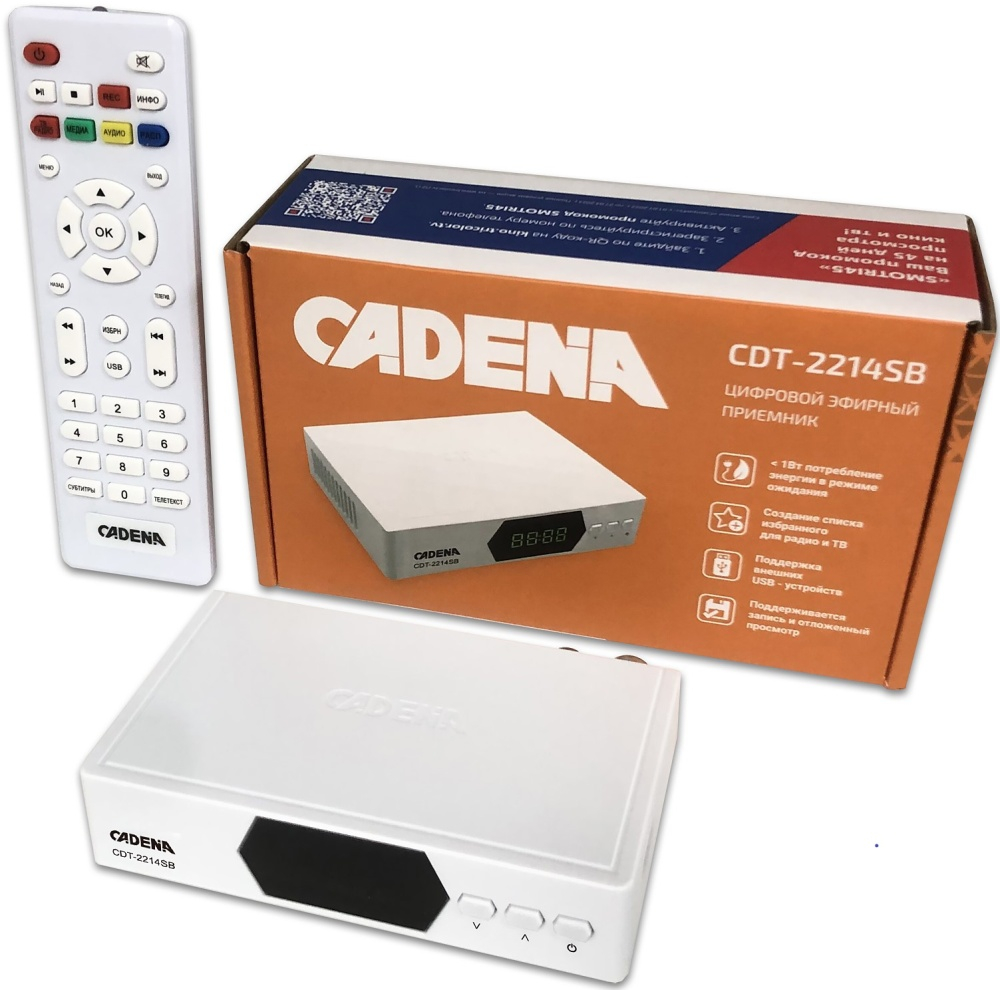 Приставка для цифрового ТВ CADENA CDT-2214SB