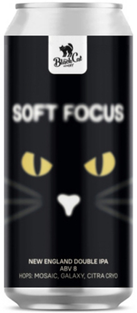 Пиво Блэк Кэт Софт Фокус / Black Cat Soft Focus 0.45 - банка