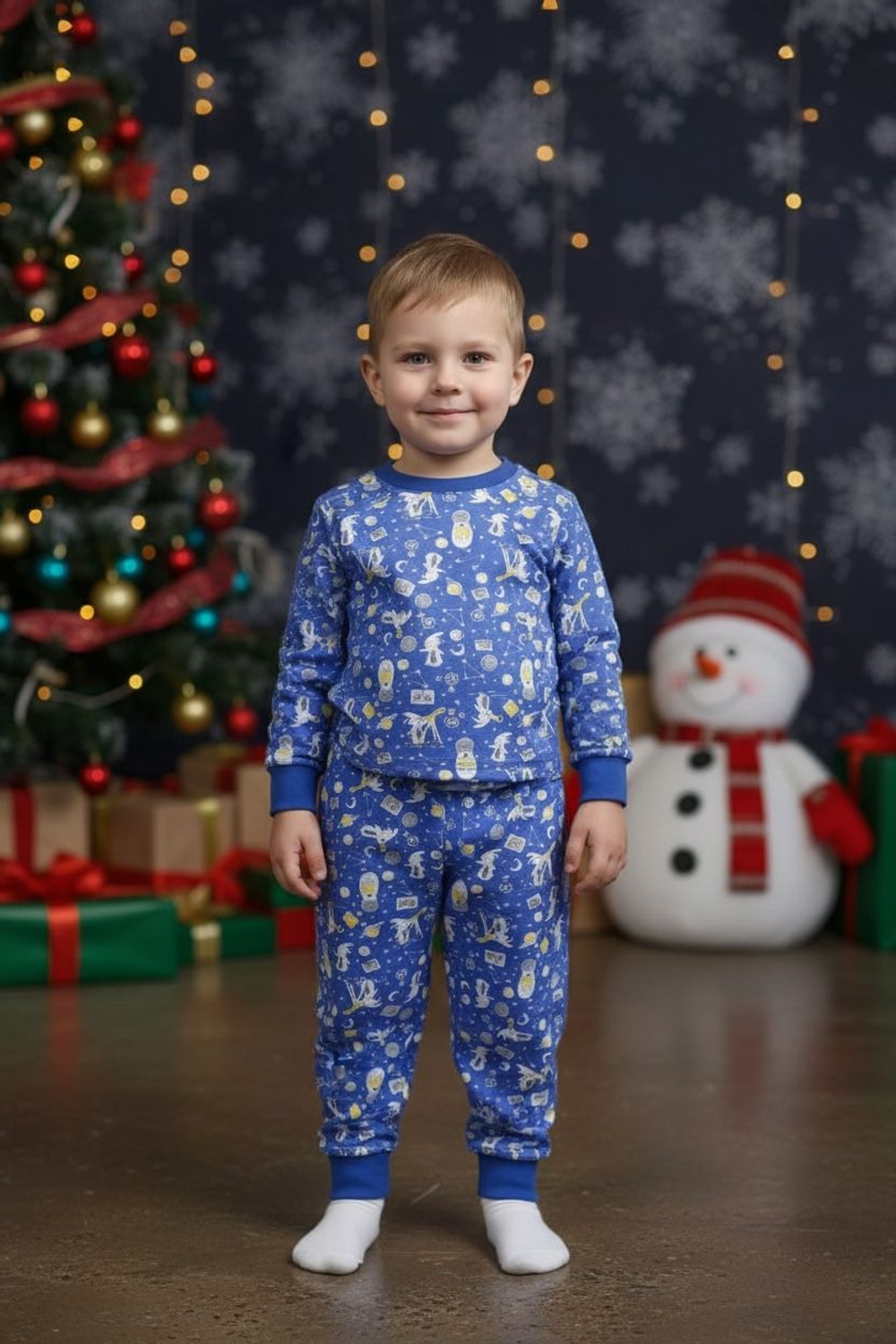 Пижама детская 100% хлопок белая