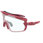 HILX Samurai / Matt Solid Red / Red Polarized Lens + Clear Lens