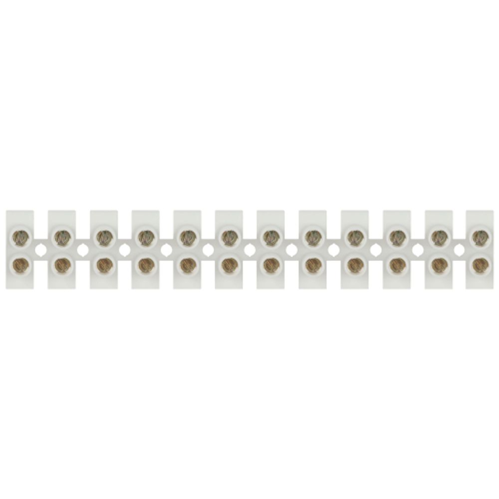 Зажим винтовой ЭРА NO-225-503 изолированный ЗВИ-нг 16А (1.5-12 мм2) 12 пар белый