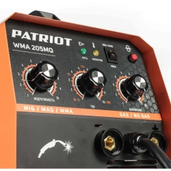 PATRIOT WMA 205MQ MIG/MAG/MMA инверторный сварочный полуавтомат 605302155_