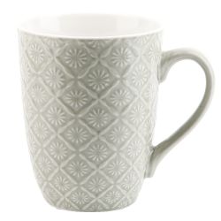 Кружка фарфоровая "Пастель" v=380мл. (6видов) (min12) (транспортная упаковка)