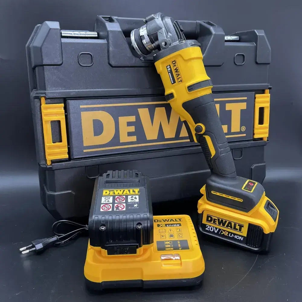 УШМ DeWalt 18V Болгарка от аккумулятора 2 АкБ, 5Ah / Угловая шлифмашина 8500 об./мин