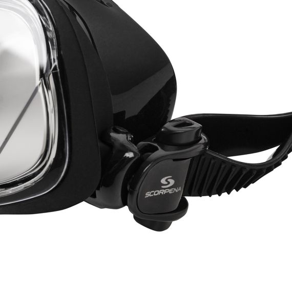 Маска микрообъемная Scorpena F3 черная