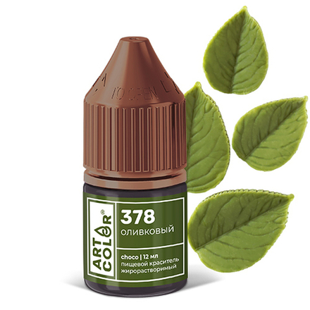 Краситель жирорастворимый гелевый №738 Оливковый (Art Color choco) (12мл)