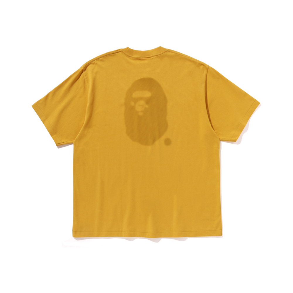 A Bathing Ape Logo Relaxed Fit Tee желтый