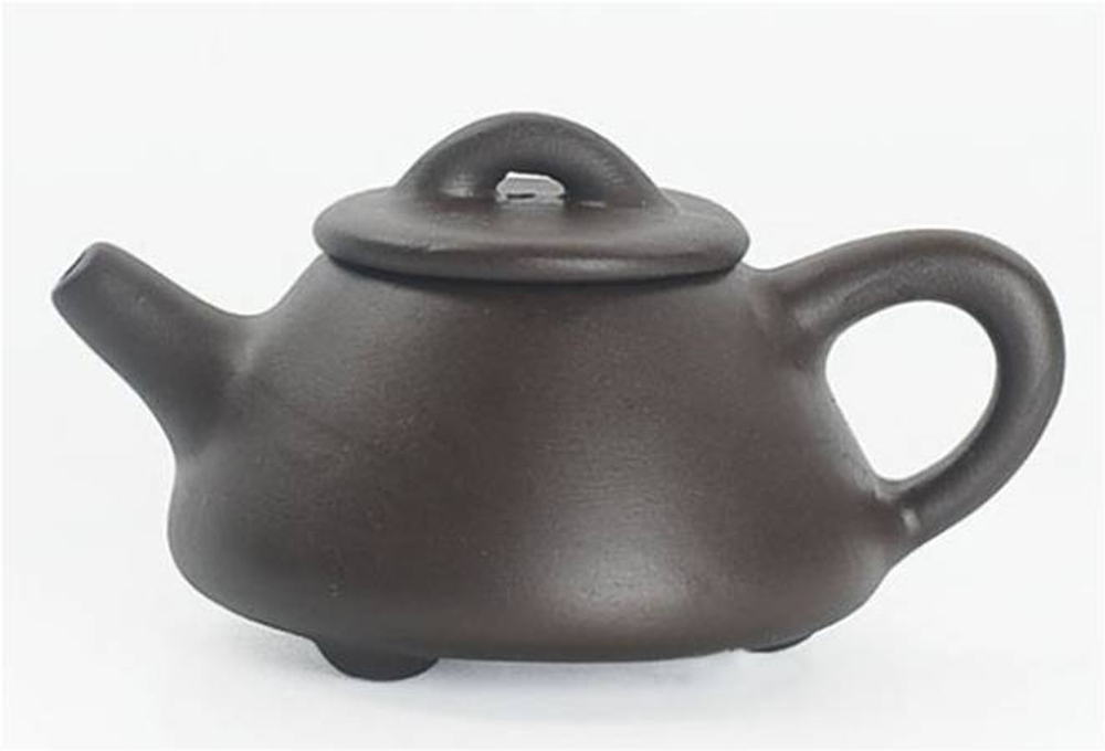 243052.6 Чайный талисман КРОШКА "Шипяо - Каменный черпак" h=3,5см, l=6,3см, 15мл, глина коричневый