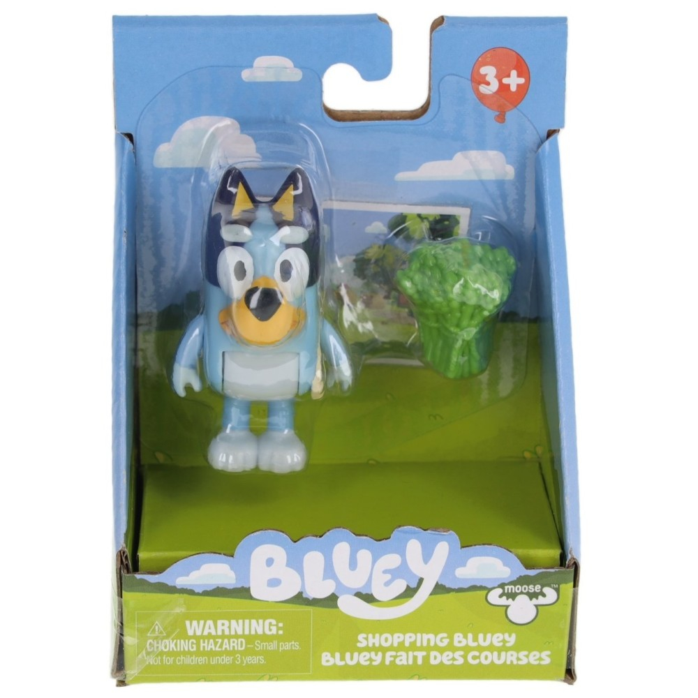 TM Toys BLU119192 A — Игровая фигурка Bluey На шопинге с аксессуаром BLU119192 — фото 1