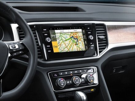 Навигационный блок для Volkswagen Teramont 2018+ - Carmedia DZ-218 на Android 9.0, 2Гб-32Гб, 4G-SIM