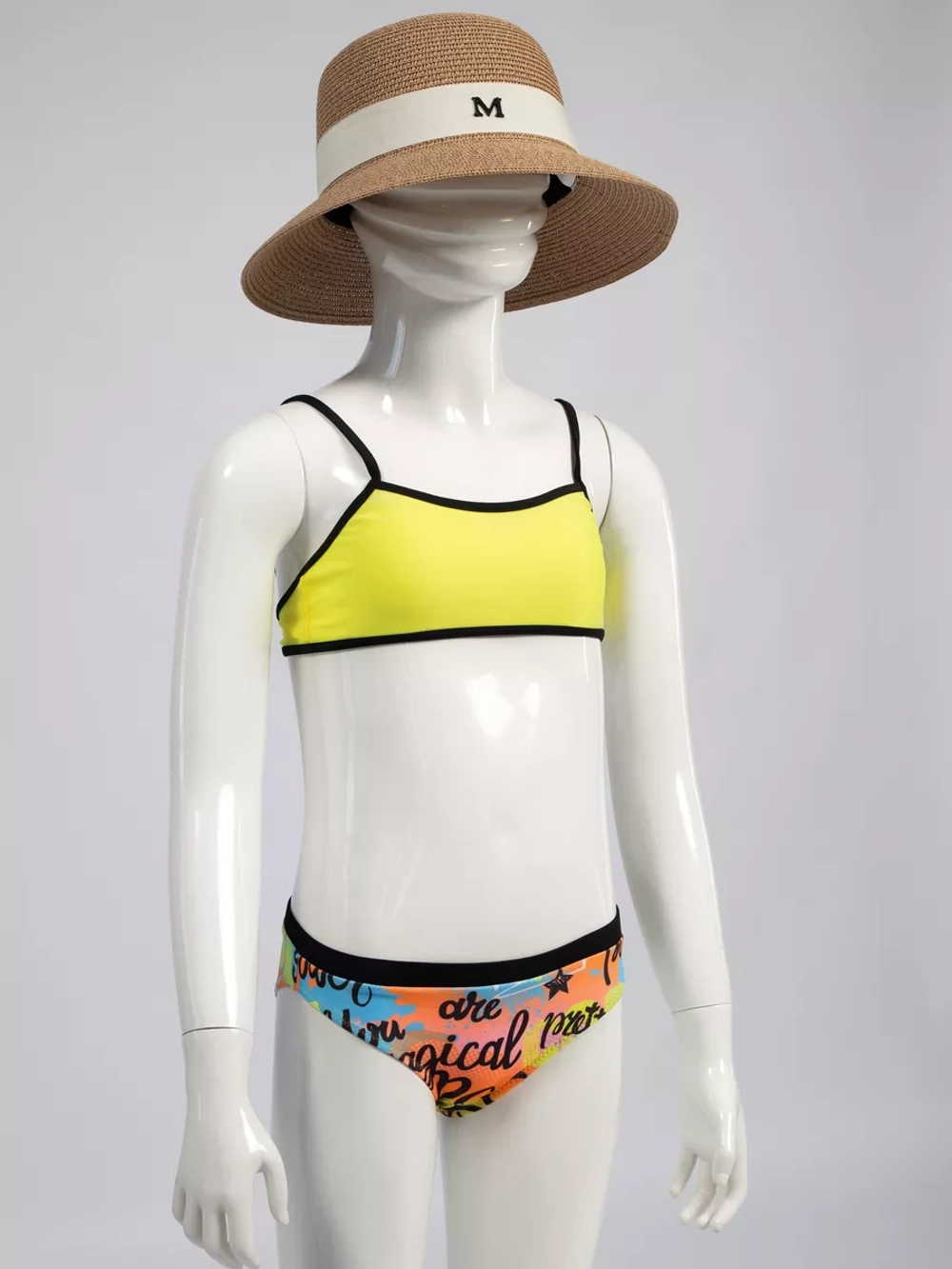 купальник раздельный 3 в 1 с топом парео-накидка