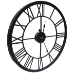 Часы настенные «LOFT HOME « 50см, черный металл