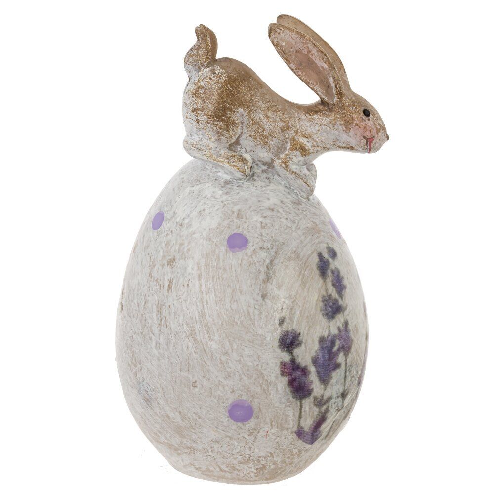 GAEM Фигурка декоративная "Заяц на яйце", L4 W4 H6 см, 2в.