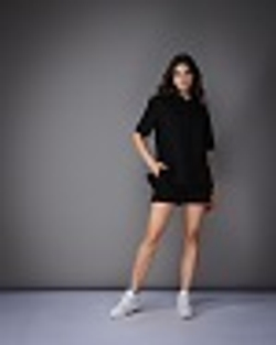 13-01-21 SS Спортивный костюм с шортами, черный XL