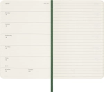 Еженедельник на 2025 год Moleskine Classic Soft (DSK1512WN2) 9х14см мягкая обложка зеленый