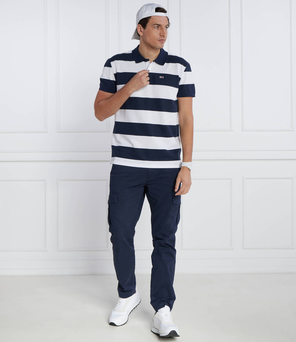 Поло TJM CLSC STRIPE Tommy Jeans - темно-синий(DM0DM16225)