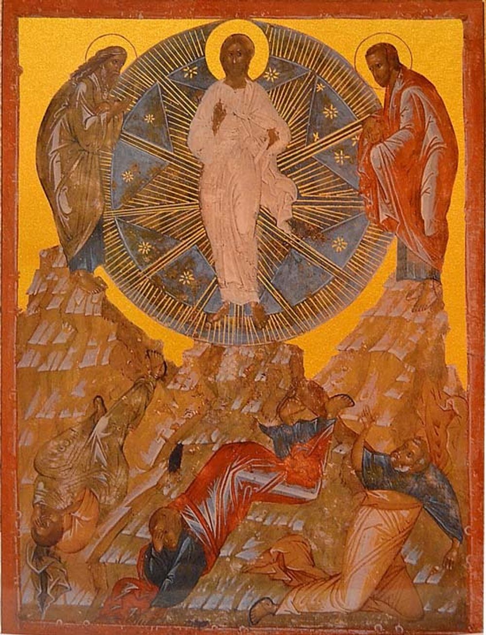 Преображение Господне. Копия иконы XV века на доске.