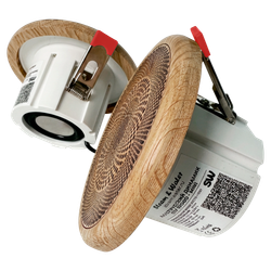 Влагостойкий динамик Steam & Water - SW MINI WOOD для бани, сауны, хамама, катера, яхты, влажных помещений