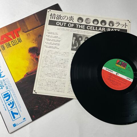 Винтажная виниловая пластинка LP Ratt Out Of The Cellar (Japan 1984) (Obi) She Wants Money