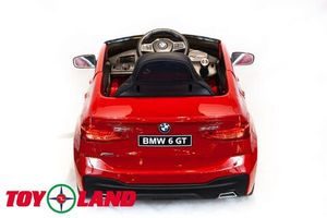 Детский электромобиль Toyland BMW 6 GT Красный