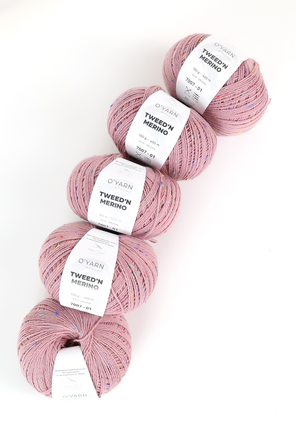 O'YARN TWEED’N MERINO, 500г