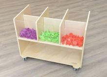 STEM Система хранения c прозрачными ящиками (6 отделений)