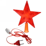 Фигура светодиодная ЗВЕЗДА ДЛЯ ЁЛКИ 10 ламп LED, 16 см, Красный