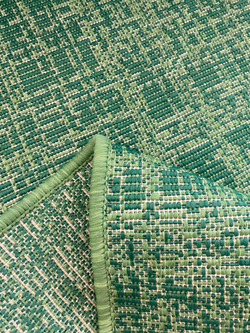 Дорожка с плоским ворсом  Side 60762 L.Green/D.Green