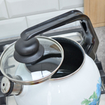 Чайник 3л со свистком "Голубой лотос"