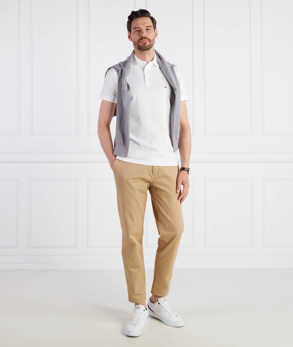 Поло Tommy Hilfiger - белый(MW0MW17771)