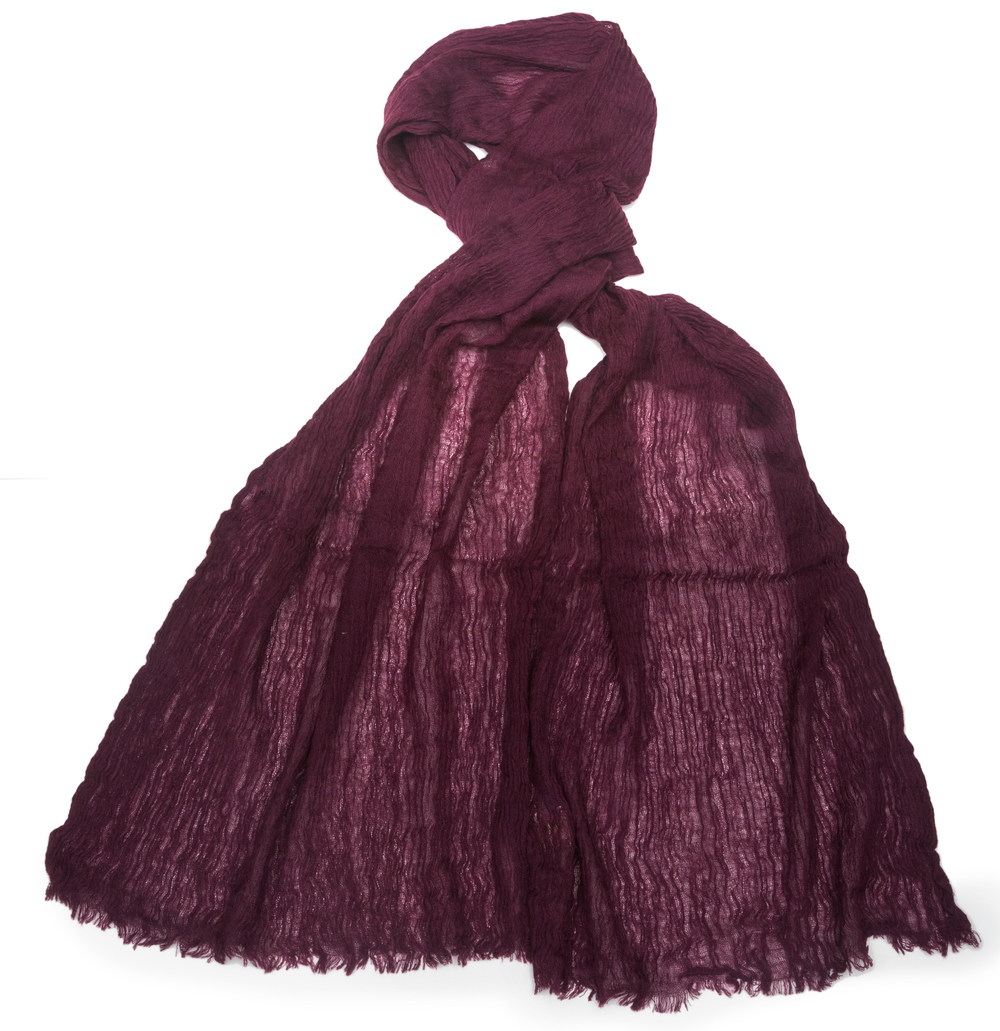 Шарф 70х220 Petrusse Cheiche бордовый Франция