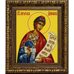 Даниил Святой пророк. Икона на холсте.