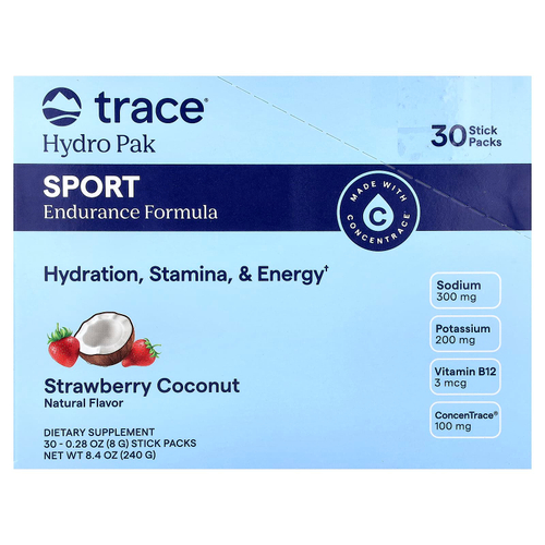 Trace, Hydro Pak Sport, Strawberry Coconut, 30 Stick Packs, 0.28 oz (8 g) Each