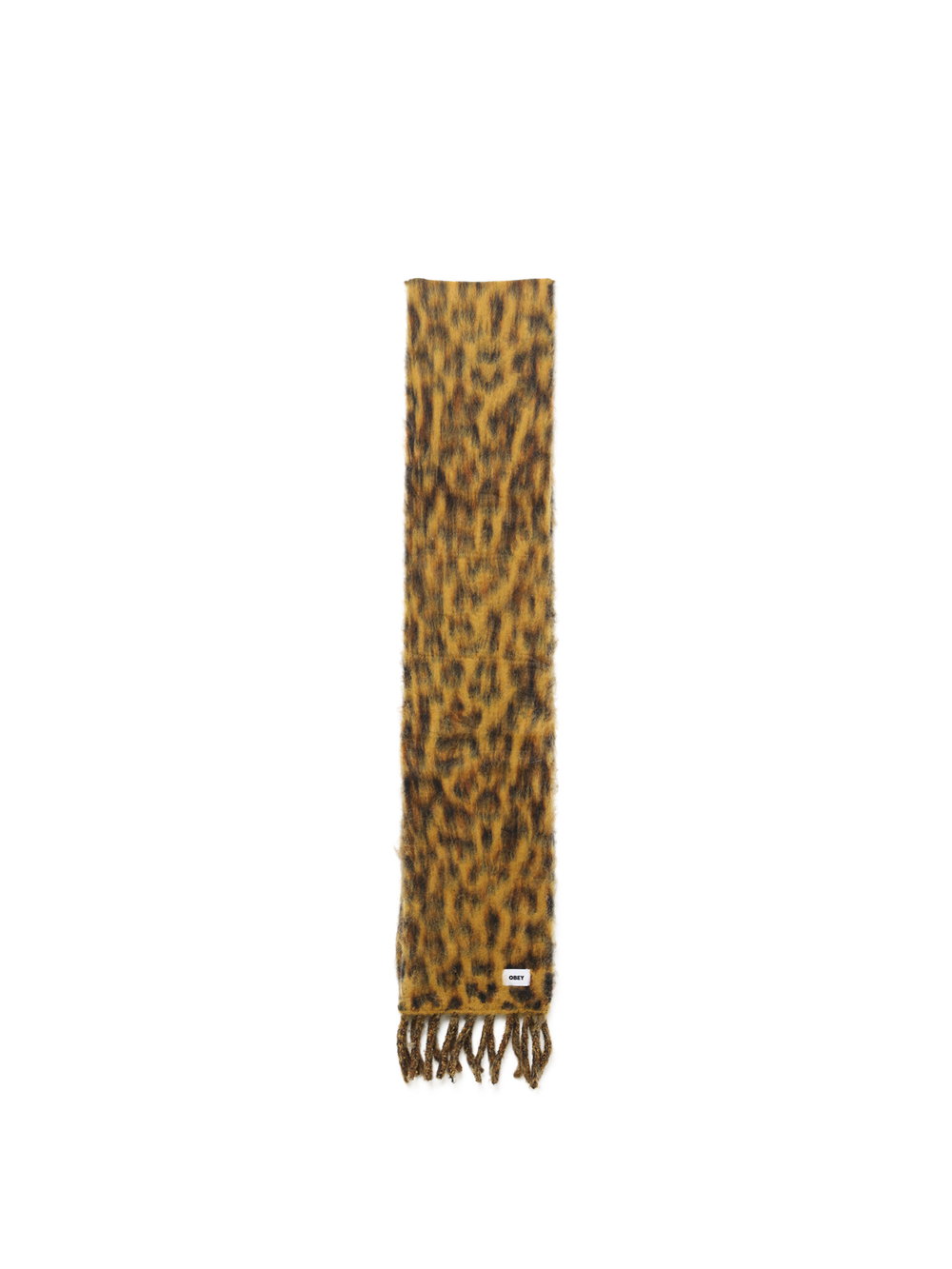 Шарф Вязаный Obey Leopard Scarf