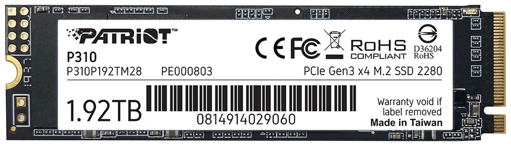 SSD Patriot P310P192TM28 1920 Гб