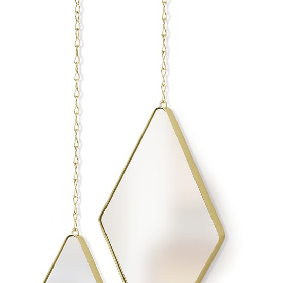 Набор зеркал dima, матовая латунь, 3 шт.